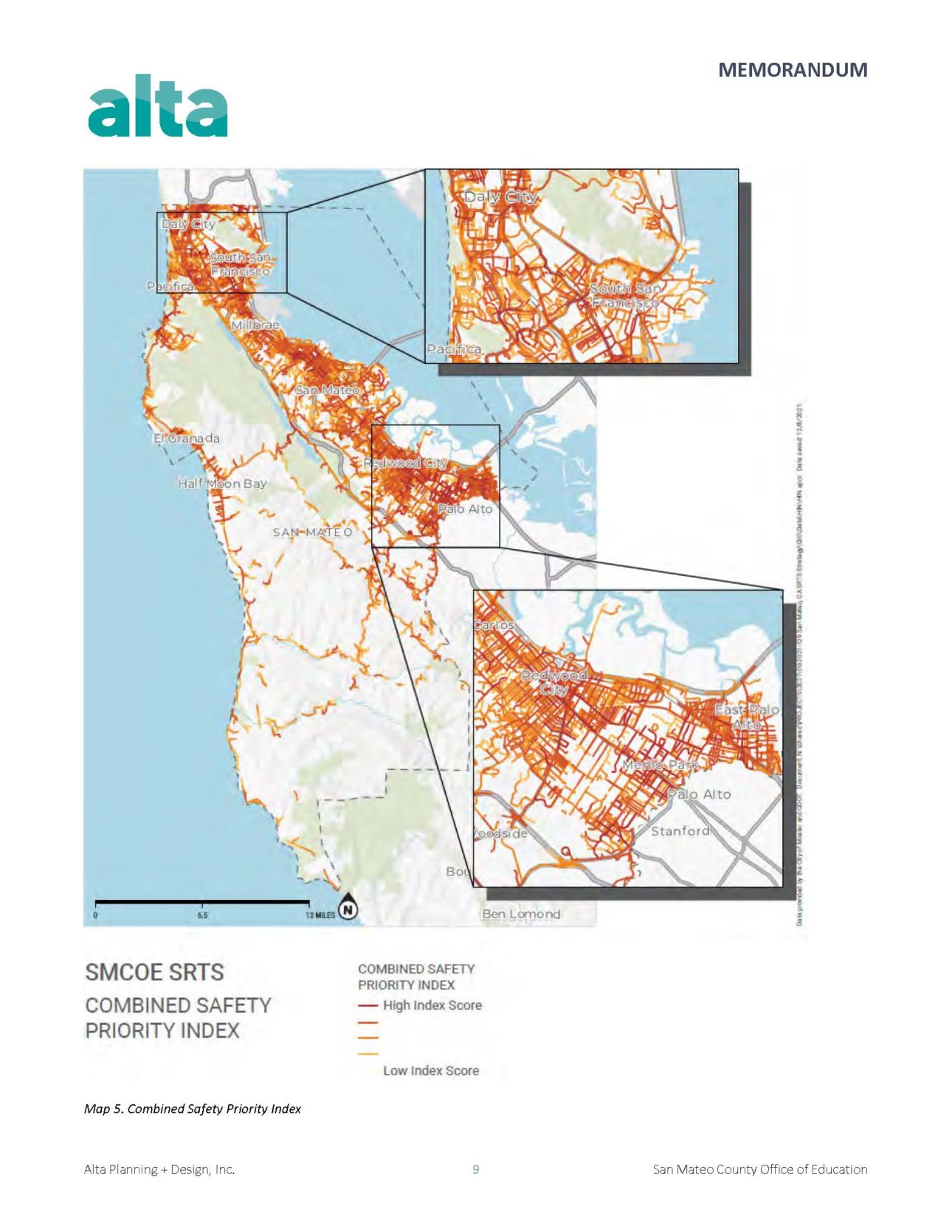 San Mateo SRTS Evaluation, High-Injury Network, and SRTS Strategy