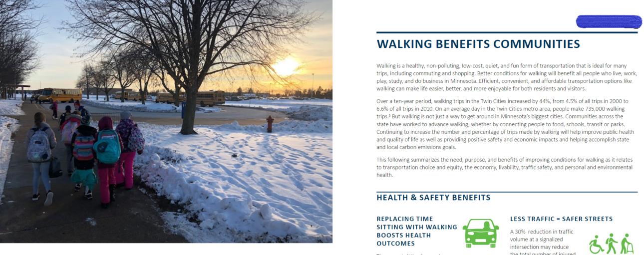 MnDOT Pedestrian System Plan